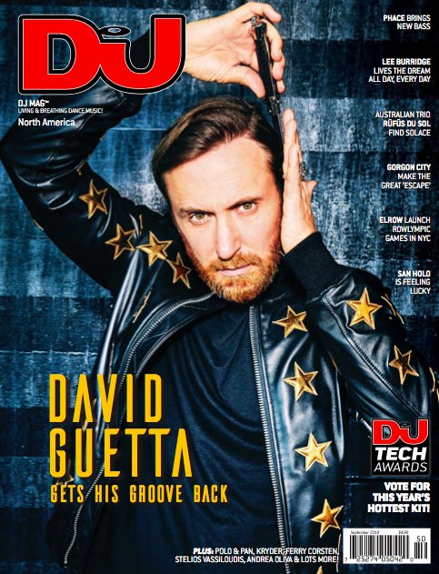 Check out <a href="/davidguetta/">David Guetta</a> on the cover of <a href="/DJmag/">DJ Mag</a>!