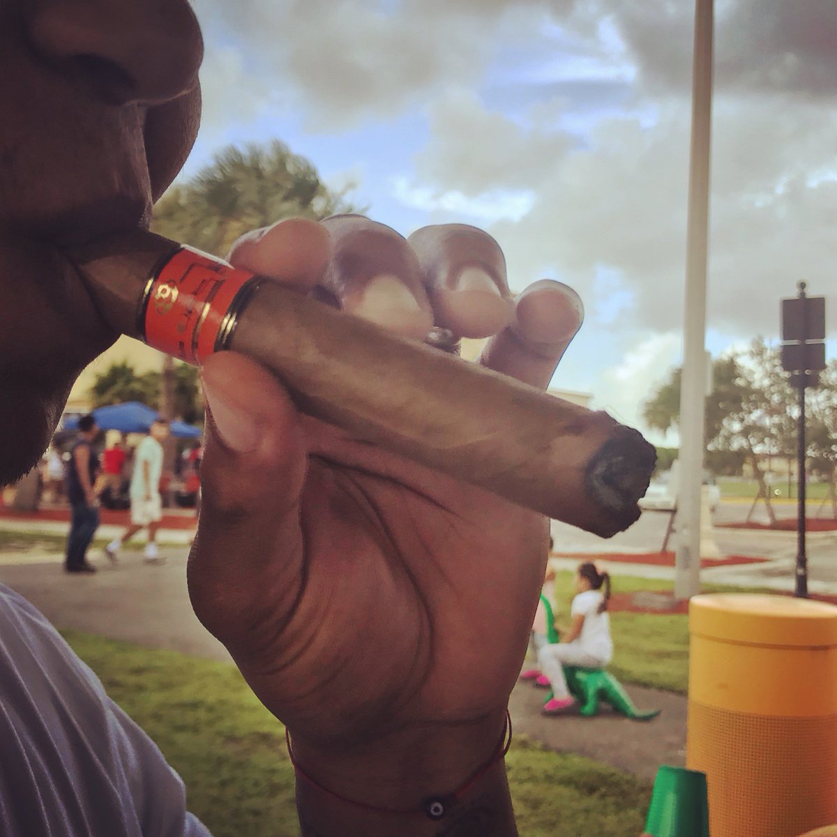 Fan pic smoking it up #agingroommoment #solera #altadisusa