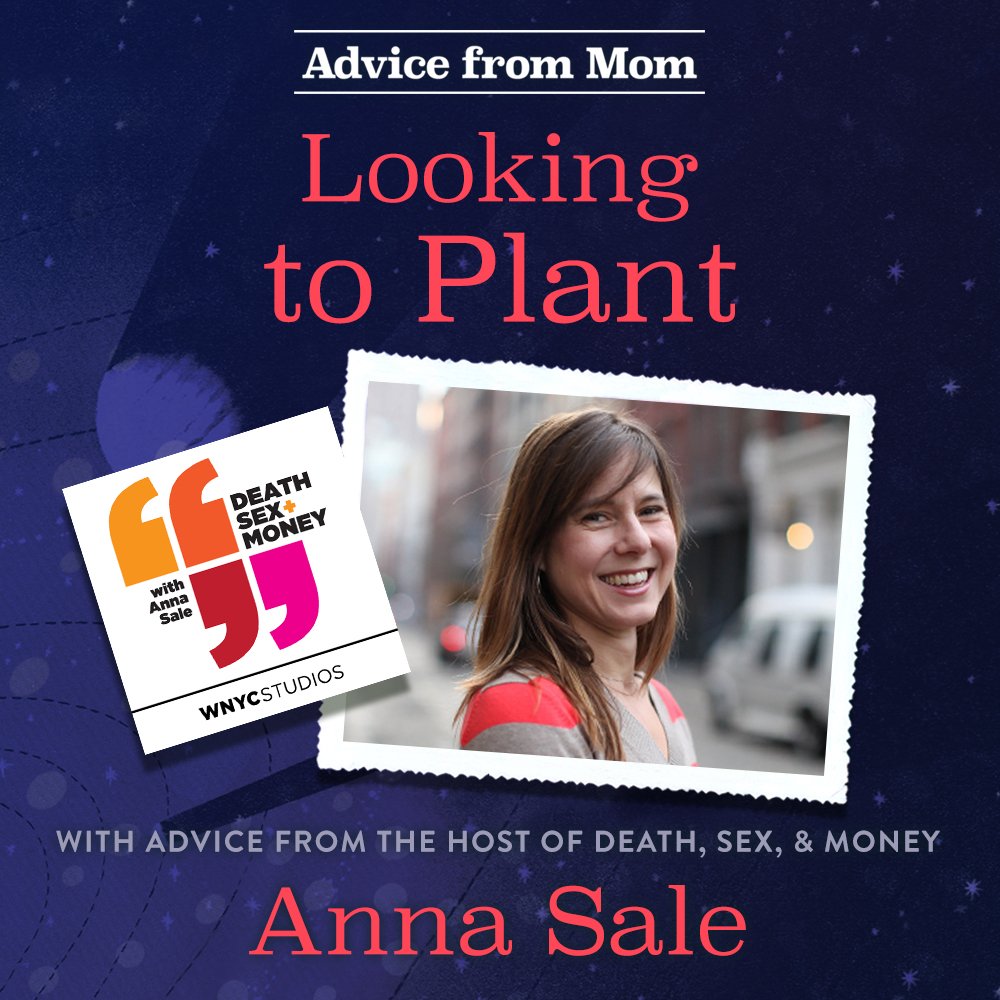 advice_fromMom's tweet photo. We're kicking off Season 3 with advice from the amazing @annasale of @deathsexmoney from @WNYC. 

This episode dives into understanding mood disorders, what it means to be a survivor, and the symbolism of a single succulent! https://t.co/Ef3c6uOafi @ApplePodcasts https://t.co/xUSnPrSogV
