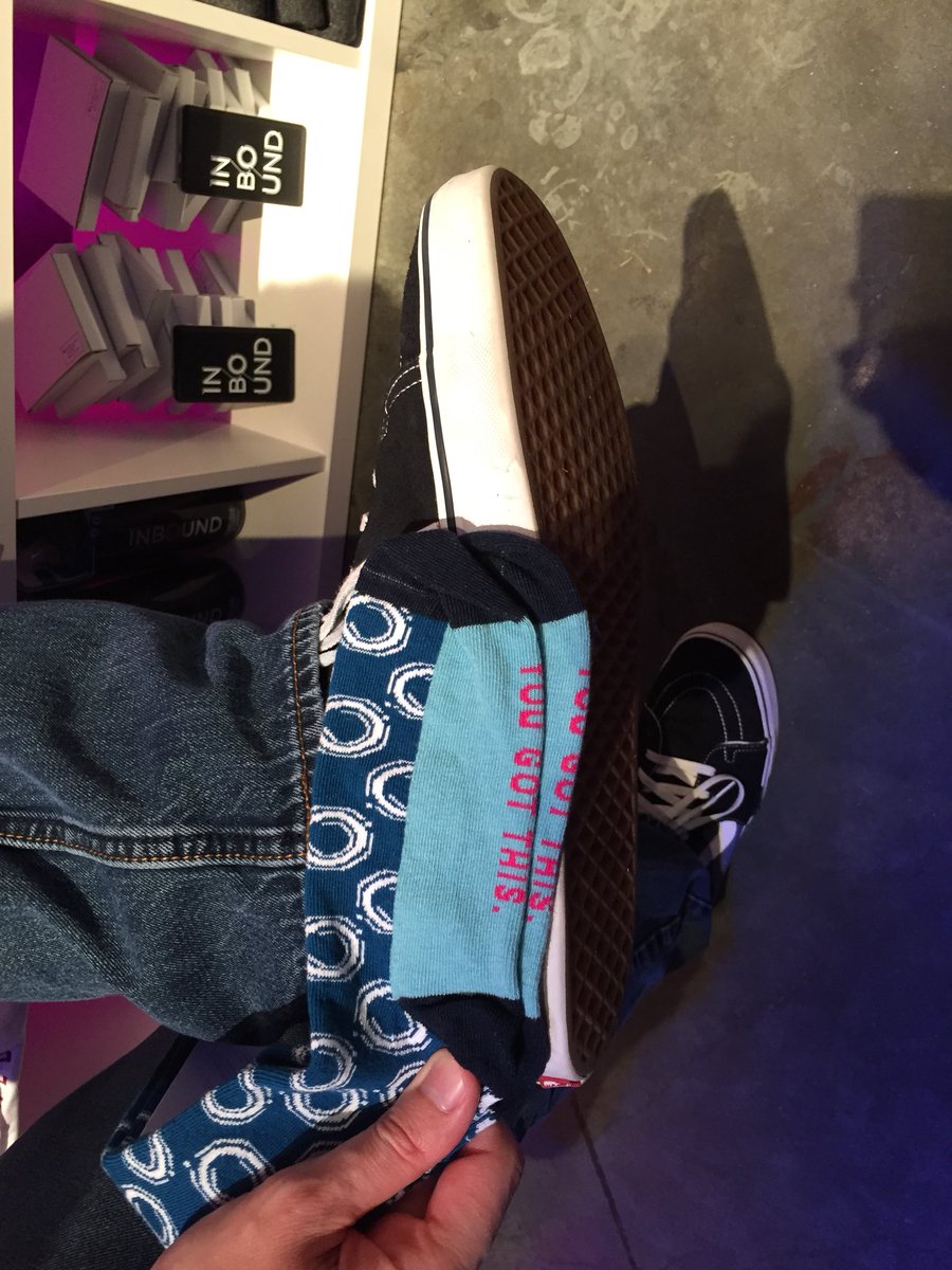 LudwigJC's tweet image. Dear, @HubSpot, what gives? No love for size 13-14+ at the #INBOUND18 swag shop? #sockstruggle, #bigfeetmatter, #whatarethesesocksforants
