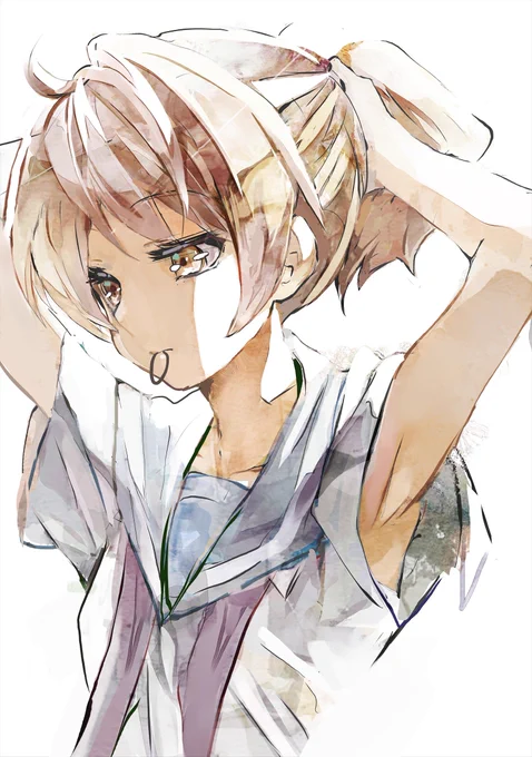 ポニテ(にしようとしている)久美子rkgk 