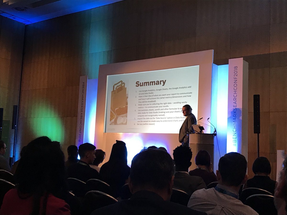 purplemunkee's tweet image. .@ClickConsultLtd’s John Warner encouraging us to be lazy (within reason!) - insightful &amp;amp; amusing talk #benchmarkconf2018 #belazy