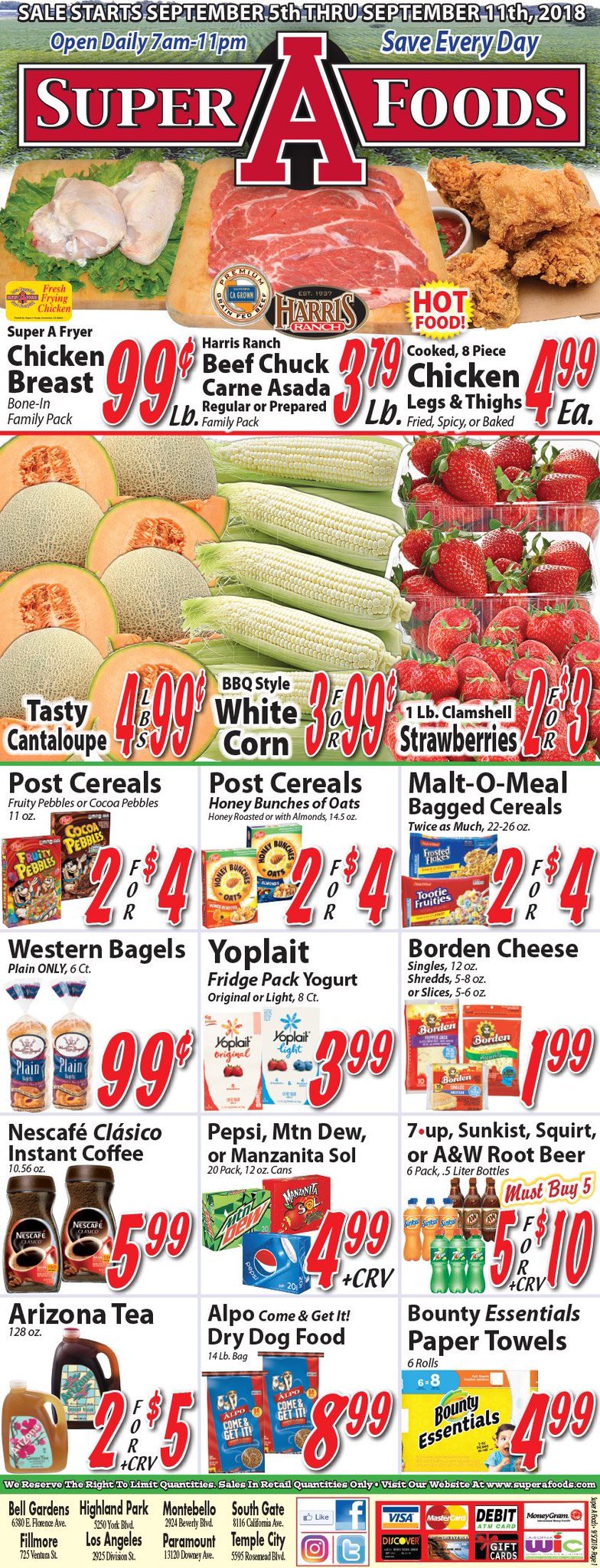 Super A Foods On Twitter This Weeks Ad Is Here 9 5 9 11