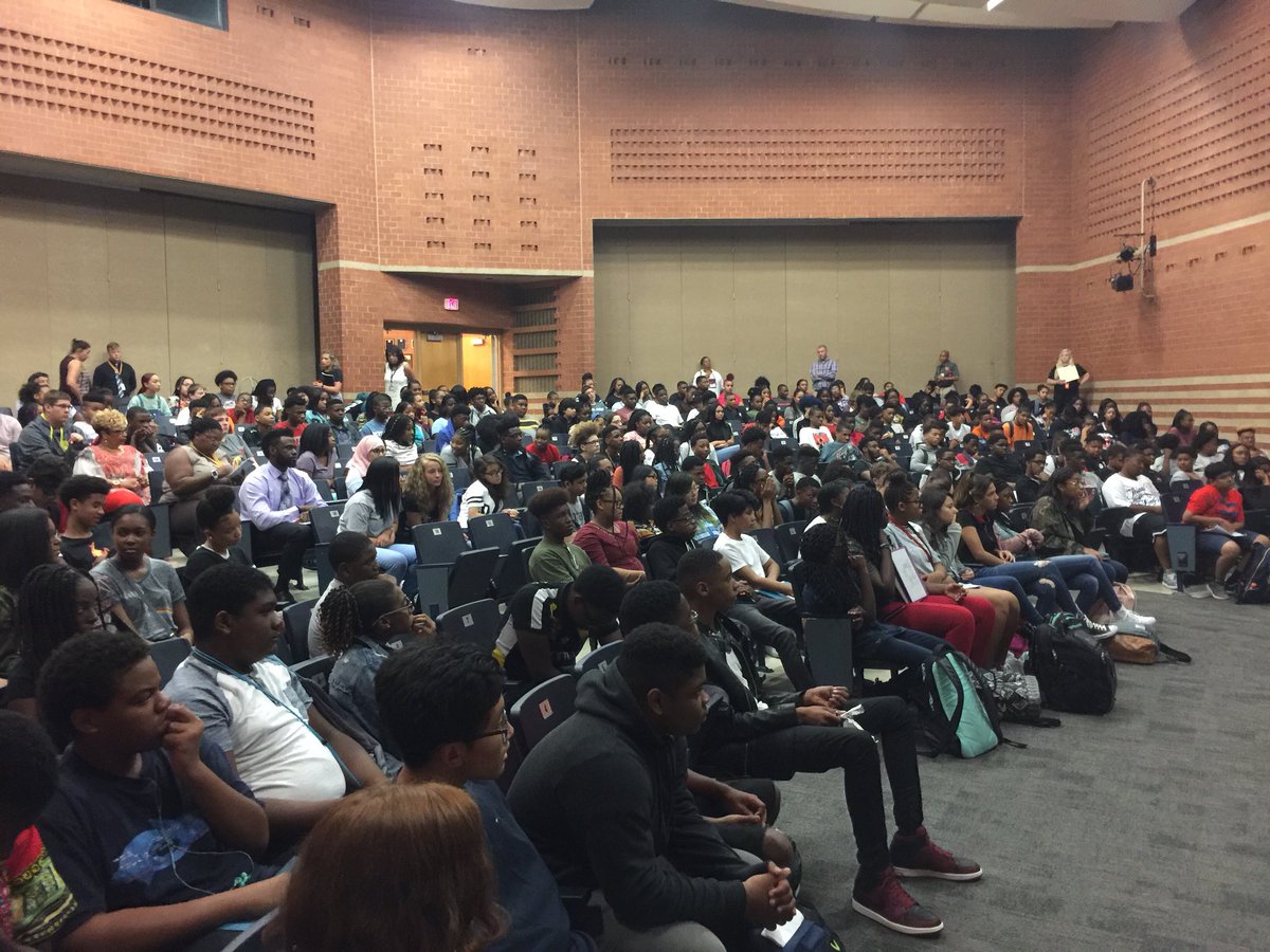 Class of 2022’s first gathering.  Welcoming the 317 learners that are excited to be leaders.  It’s going to be a great 4 years.  <a href="/Westlake_HS/">Westlake High School</a>