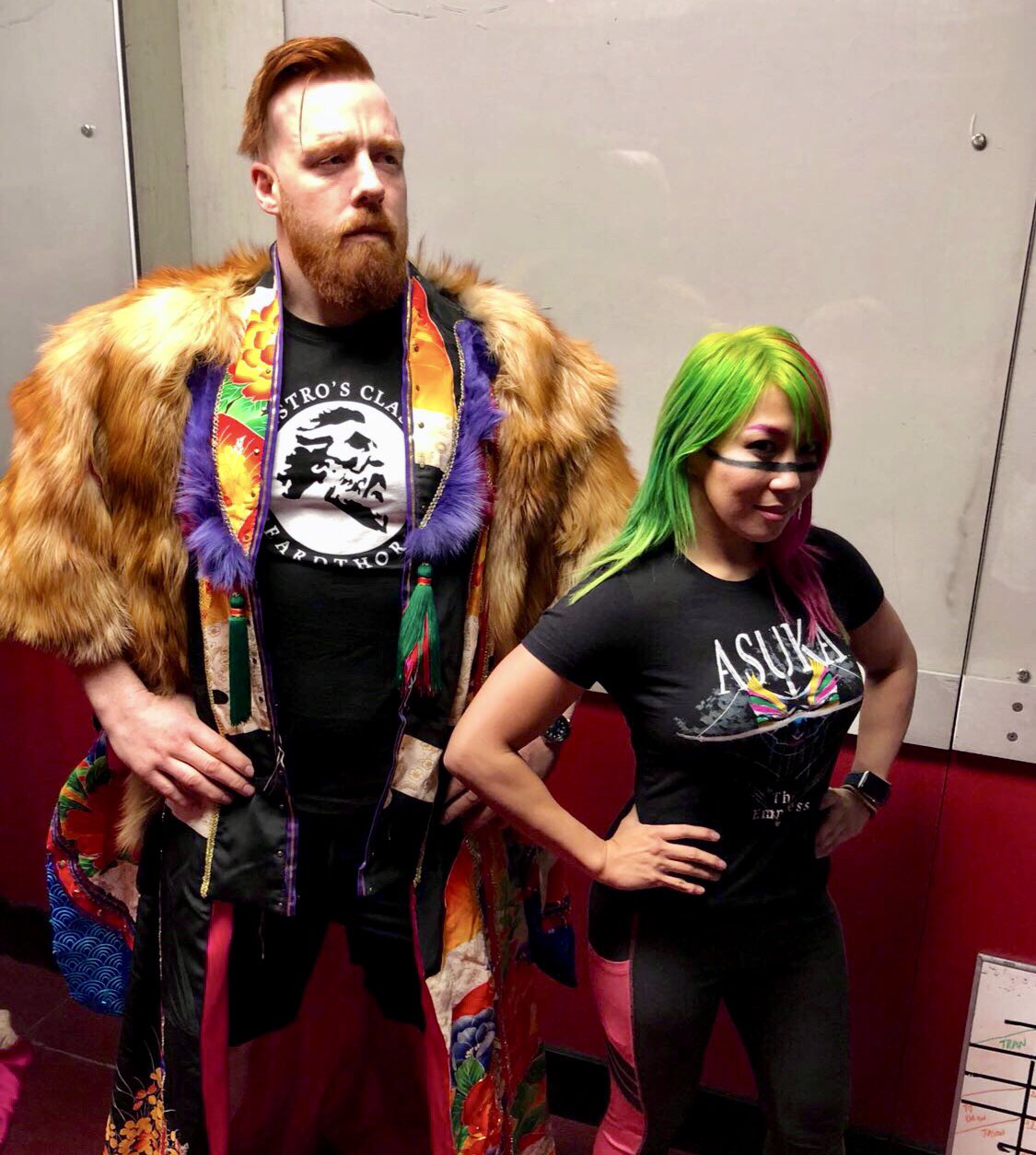 Sheamus on X: Trying to convince Asuka to appear on #CelticWarriorWorkouts  be like... t.codiVUCF6oOb  X