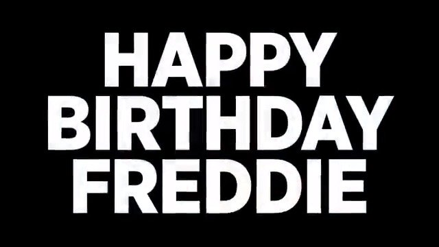 The whole world stops and celebrates a legend today. Happy Birthday to Freddie Mercury. 