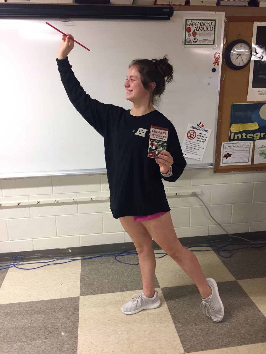 HUGE win for freshman phenom Grace Donnelli of the @pctreasuresdanz in the Straw Javelin World Championship (SJWC) held this morning at PCHS. If you want to be a world champion, join us for <a href="/PCHSFCA/">PCHS FCA</a> every Wed. morning at 7:00!