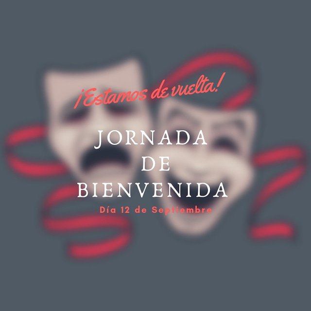 ¡Tristes! Estamos a días de volver a las clases y la rutinas, y con ello, vuelve el grupo de teatro. El día 12 de Septiembre nos presentamos a los nuevos alumnos y buscamos nuevos miembros que acoger. ¡Pasad a vernos, y a disfrutar un rato del teatro! #aydemítriste #teatroufv