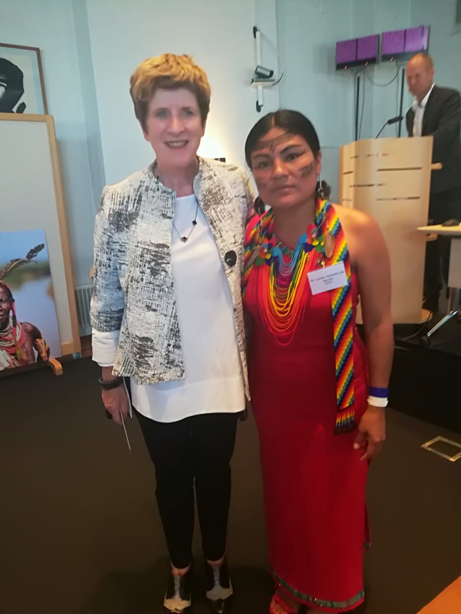 Kate Gilmore, Deputy High Commissioner for Human Rights expresó su preocupación por la situación de los defensores indígenas amazónicos #iwgia50years #DefendingDefenders
