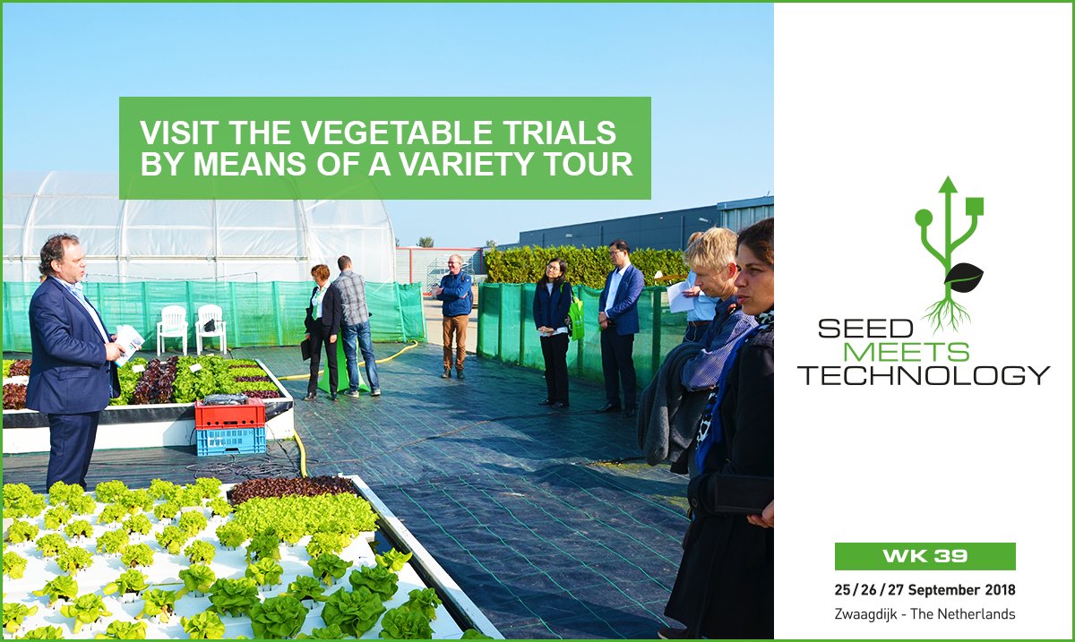 SeedmTechnology's tweet photo. The only way to really know what’s going on in the #SeedValley is to actually visit the #vegetabletrials!🥦 During #SMT18, you can go over to the fields or hop by the stands of @ErgonSeed, #Prudac, @SakataUK, #WingSeed and @TakiiEurope twice a day: https://t.co/OanQMggH0F https://t.co/13J2KPG6w9