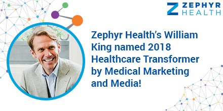 .<a href="/MMMnews/">MM+M</a> names William King as a 2018 Healthcare Transformer – read about the journey from connecting data to connecting pharma companies with physicians and patients: ow.ly/ucV330jHzj9