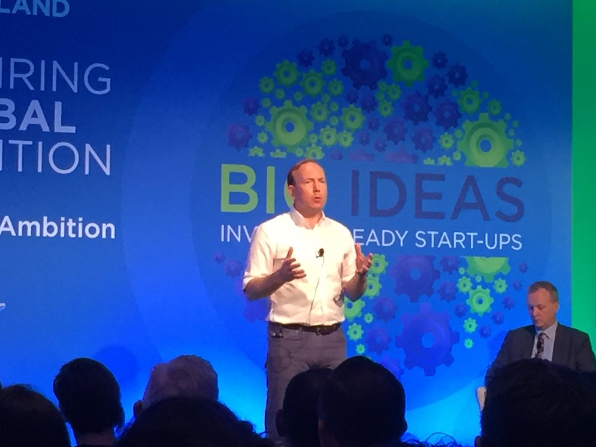 Brendan rice at ⁦<a href="/EI_bigideas/">Big Ideas</a>⁩ with great ⁦<a href="/tcddublin/">Trinity College Dublin</a>⁩ ⁦<a href="/ambercentre/">AMBER</a>⁩ technology ⁦<a href="/atlanticbridgev/">Atlantic Bridge</a>⁩ ⁦<a href="/EI_HPSU/">Irish Startups</a>⁩ ⁦@BICDublin⁩ reducing food waste ⁦<a href="/offportal/">John Whelan</a>⁩