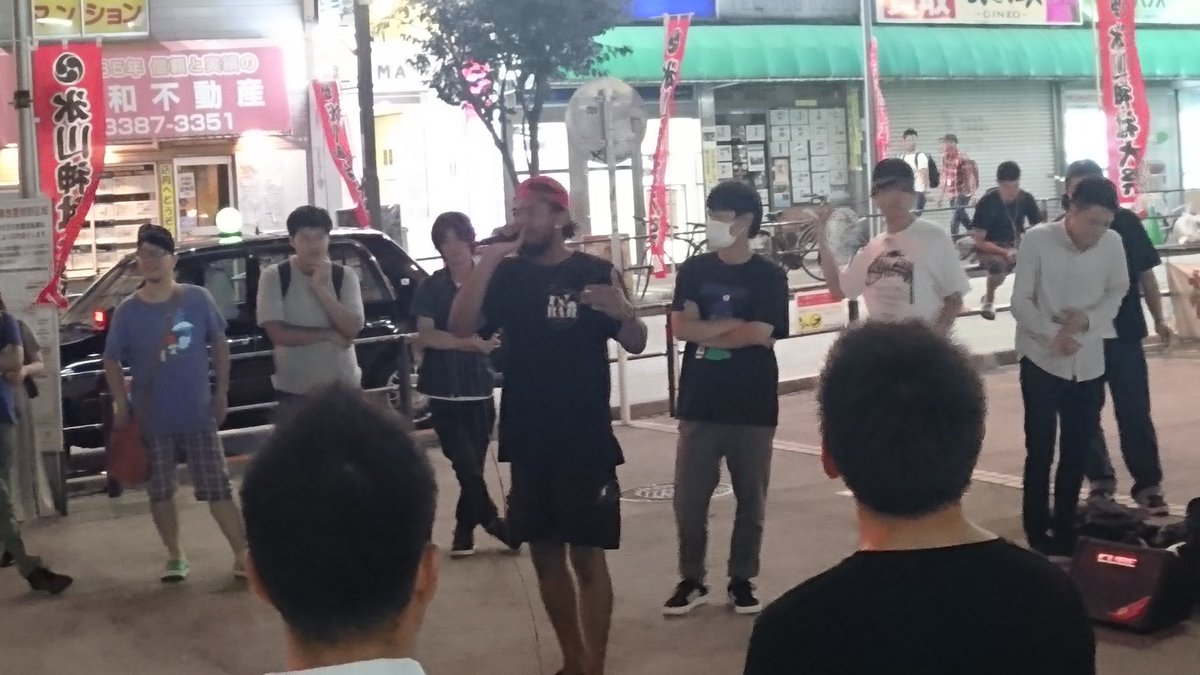 マエダ チャンネル アンテナヒーロー Twitter ನಲ ಲ また中野駅前でラッパーaceさんとガールズトークさん 名前覚えた がサイファーやって 口説きラップでガールズトークさんが勝ってたよ