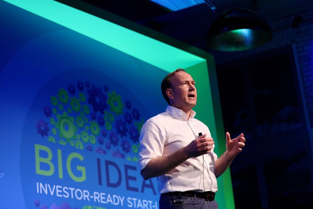 Brendan Rice of <a href="/Senoptica/">Senoptica Technologies</a> begins his pitch at <a href="/Entirl/">Enterprise Ireland</a>’s 10th Big Ideas showcase. Semiotics Technologies is hoping to reduce food waste with its innovative sensors <a href="/EI_bigideas/">Big Ideas</a> #GlobalAmbition