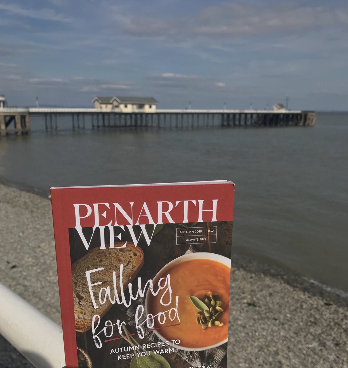Back in my favourite office with @PenarthView #LovePenarth #pv32 #penarth