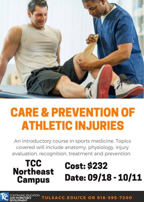 Interested in sports medicine? We are now offering an introductory course in sports medicine! Come learn the anatomy, physiology, treatment, and more! Classes start 09/18! bit.ly/2P10vba