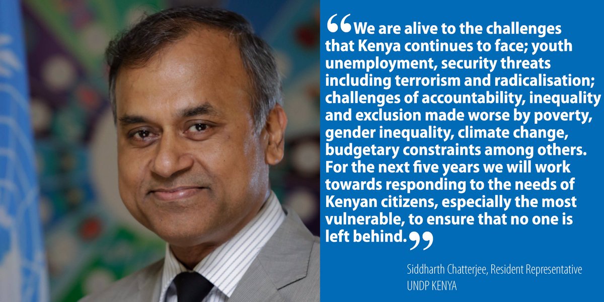 .<a href="/sidchat1/">Siddharth Chatterjee 常启德</a> this new programme strategy ushers business unusual for <a href="/UNDP/">UN Development</a> in #Kenya. We are shifting how we work and interact with our partners from national to the grassroots to ensure that we're reaching those left behind. #NewUNDP #ResilientCommunities #CPD18To22