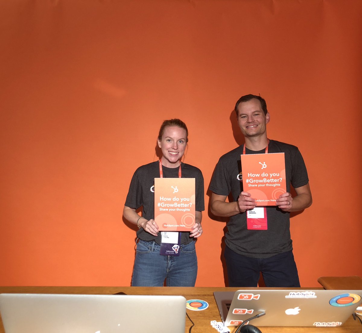 HubSpot's tweet image. Want to win a pair of AirPods? Join in on the #HubSpotScavengerHunt! Find and take a picture of each location, don’t forget to include the hashtags in your tweet. We’ll be picking a winner each day! #HubSpotLove #INBOUND18