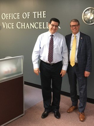 Research at KU (@researchatku) on Twitter photo Thank you Chancellor Girod for the visit with Interim VC Torres and the tour of Youngberg Hall this morning. And thank you for your support of our mission "to facilitate innovation, creative activity, discovery, and the application and dissemination of knowledge". <a href="/DougGirod/">Doug Girod</a> Thank you Chancellor Girod for the visit with Interim VC Torres and the tour of Youngberg Hall this morning. And thank you for your support of our mission "to facilitate innovation, creative activity, discovery, and the application and dissemination of knowledge". <a href="/DougGirod/">Doug Girod</a>