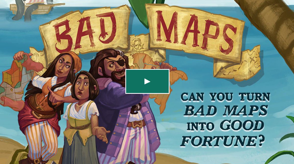 NevermoreGames's tweet photo. Our awesome friend @timgamedesign has a new game on #kickstarter from @FloodgateGames Bad Maps! Check it out! https://t.co/of2r7GaeIL https://t.co/s4z203EiQz