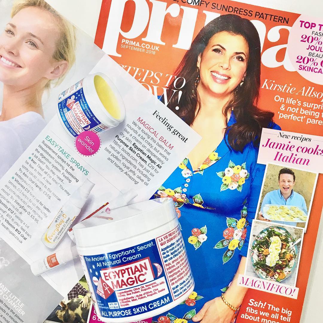 Thrilled to be in @primamag's 32 Fantastic Well-being buys! ✨

#egyptianmagic #beauty #skincare #primamagazine
