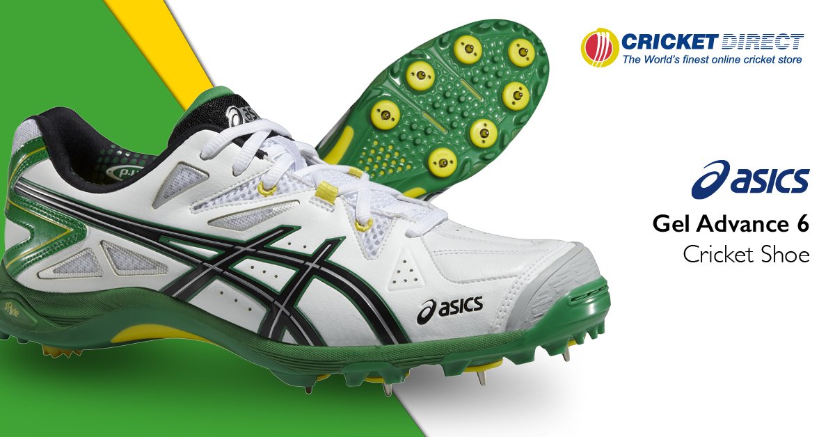 asics gel advance cricket shoes
