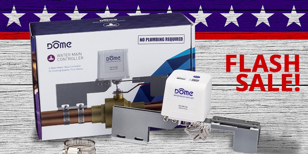 DomeByElexa's tweet image. 📣25% OFF THE DOME WATER SHUT OFF VALVE UNTIL 9/8! Promo Code: VALVE4LABORDAY bddy.me/2NkLy6o #DomeHA #DomebyElexa #Zwave #Labordaysale #flashsale #smarthome #tech #leaks #LeakDetector #leaksensors #techbites #z_wave #shutoffvalve #watershutoff #labordaysalesevent