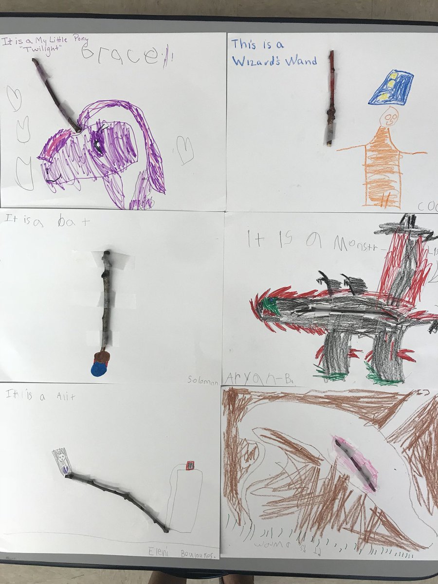 MrsLutzer's tweet photo. ...and here is what we created with just a stick! #thisisnotastick #itisa...
#imagination https://t.co/gkILkD1IgY