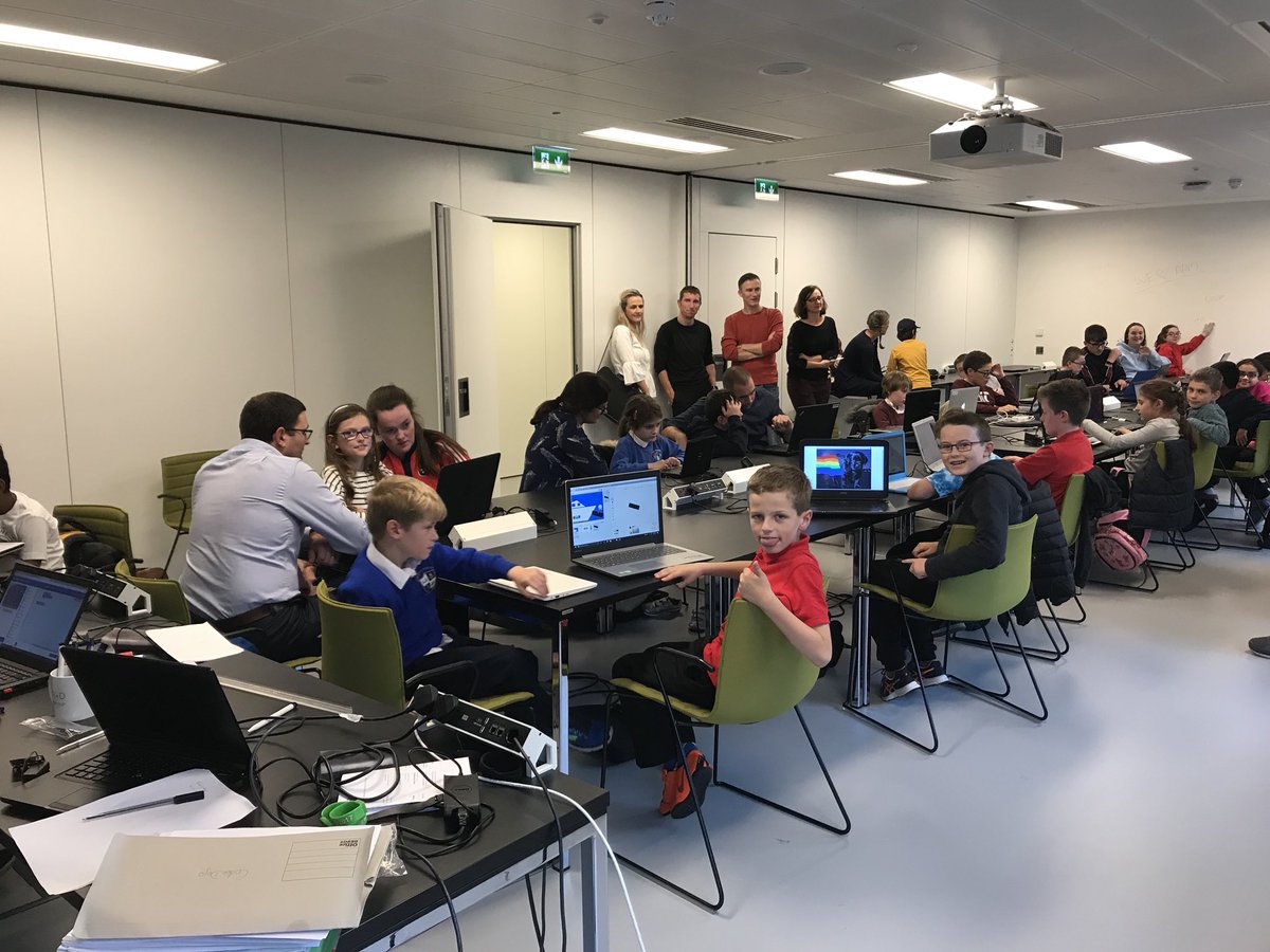 pamelaaobrien's tweet image. Really enjoyable return to @coderdojonenagh this evening. Lots of new ninjas and lots of returnees ... all coding in Scratch, microbits, html and Java