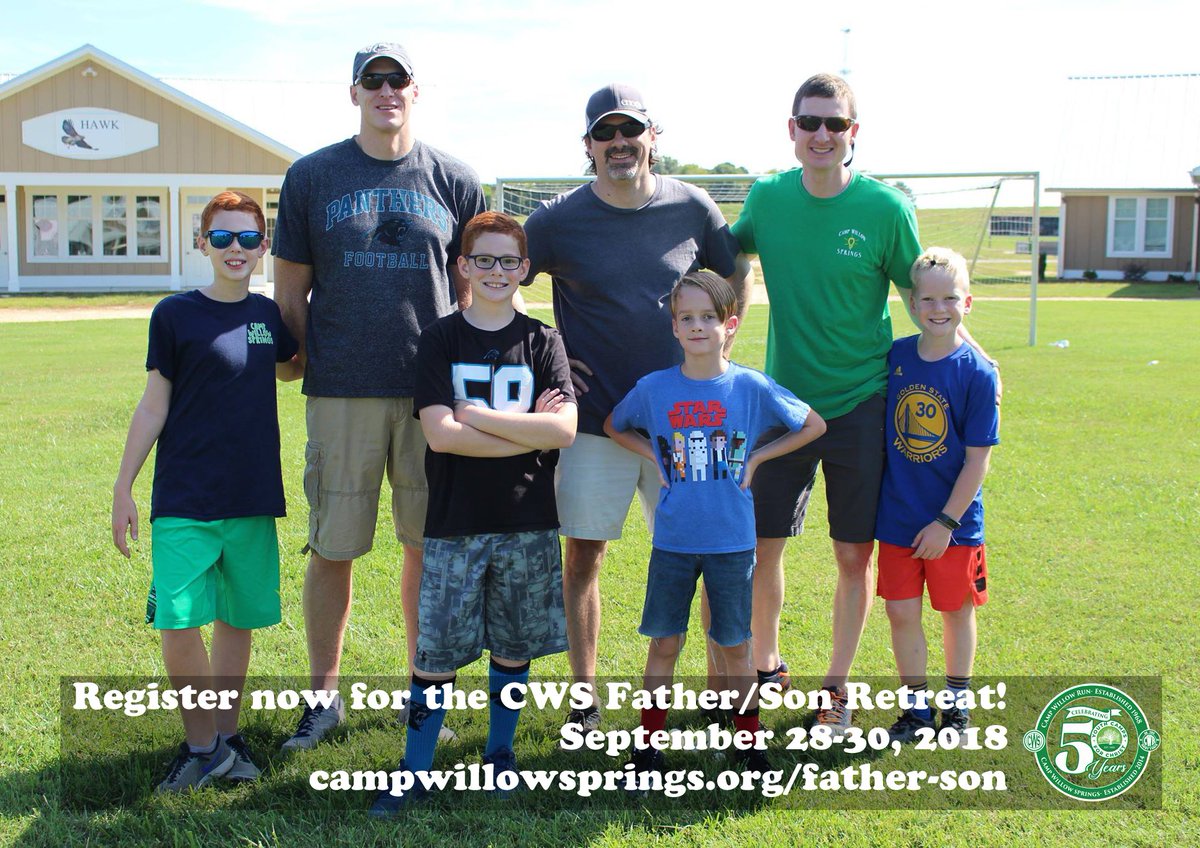 Please join us for the 2018 CWS Father/Son Retreat! 
It's going to be a great time!

campwillowsprings.org/father-son