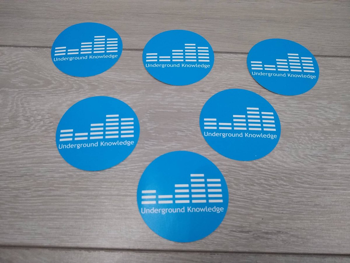 ugknowledge's tweet image. New Underground Knowledge stickers have landed!

Free stickers with every order over £20.00! Just place an order via our Discogs store (link in bio) for £20.00 or more and we will send you a sticker completely free.
