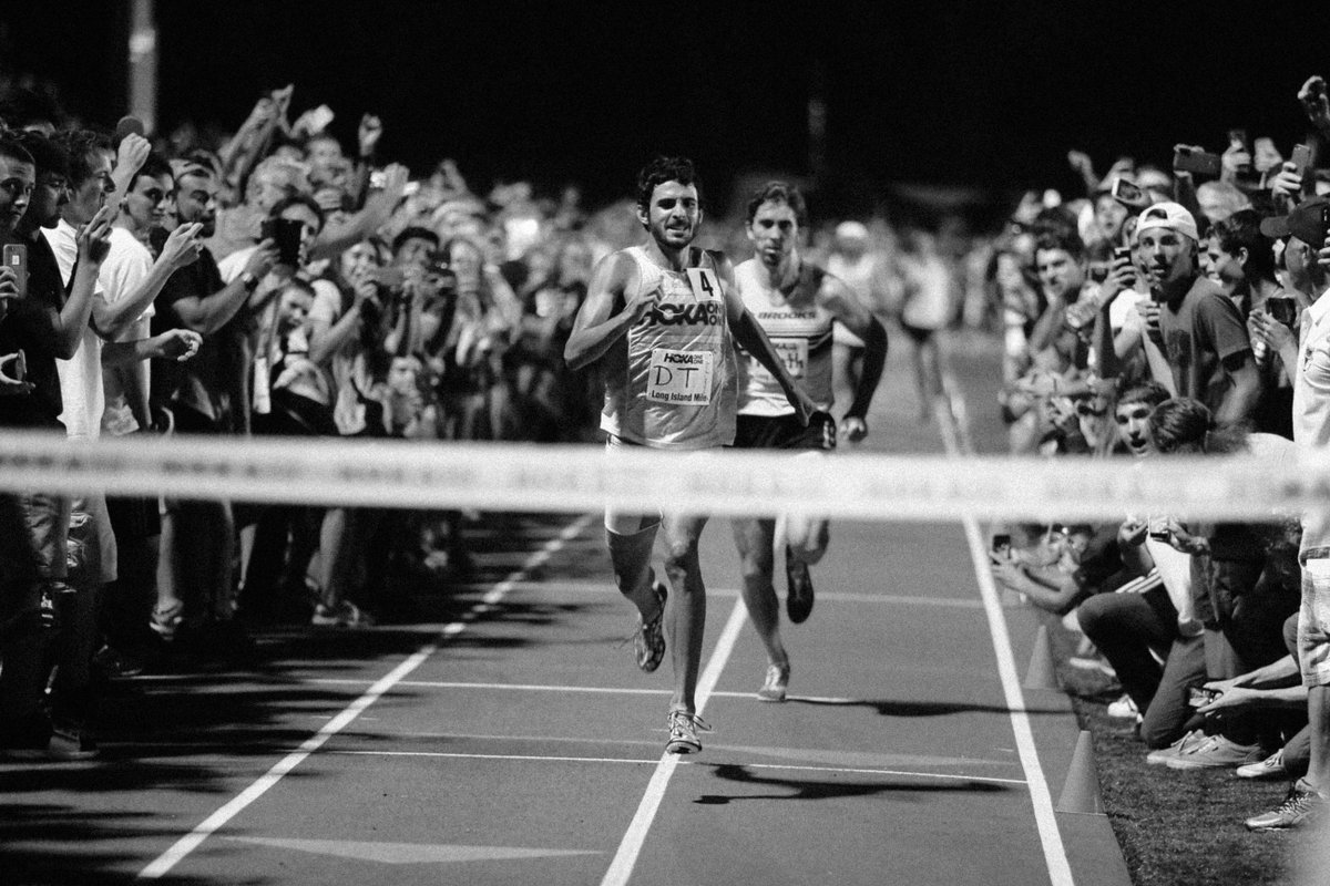 hoka's tweet image. &quot;David embodied all that is good in our sport. He brought a contagious energy every time he stepped on the track that was impossible not to catch.&quot; HOKA Athlete &amp;amp; friend of David, @TheRealMerb. We remember DT with “The David Torrence Mile” where his record of 3:53.91 still stands