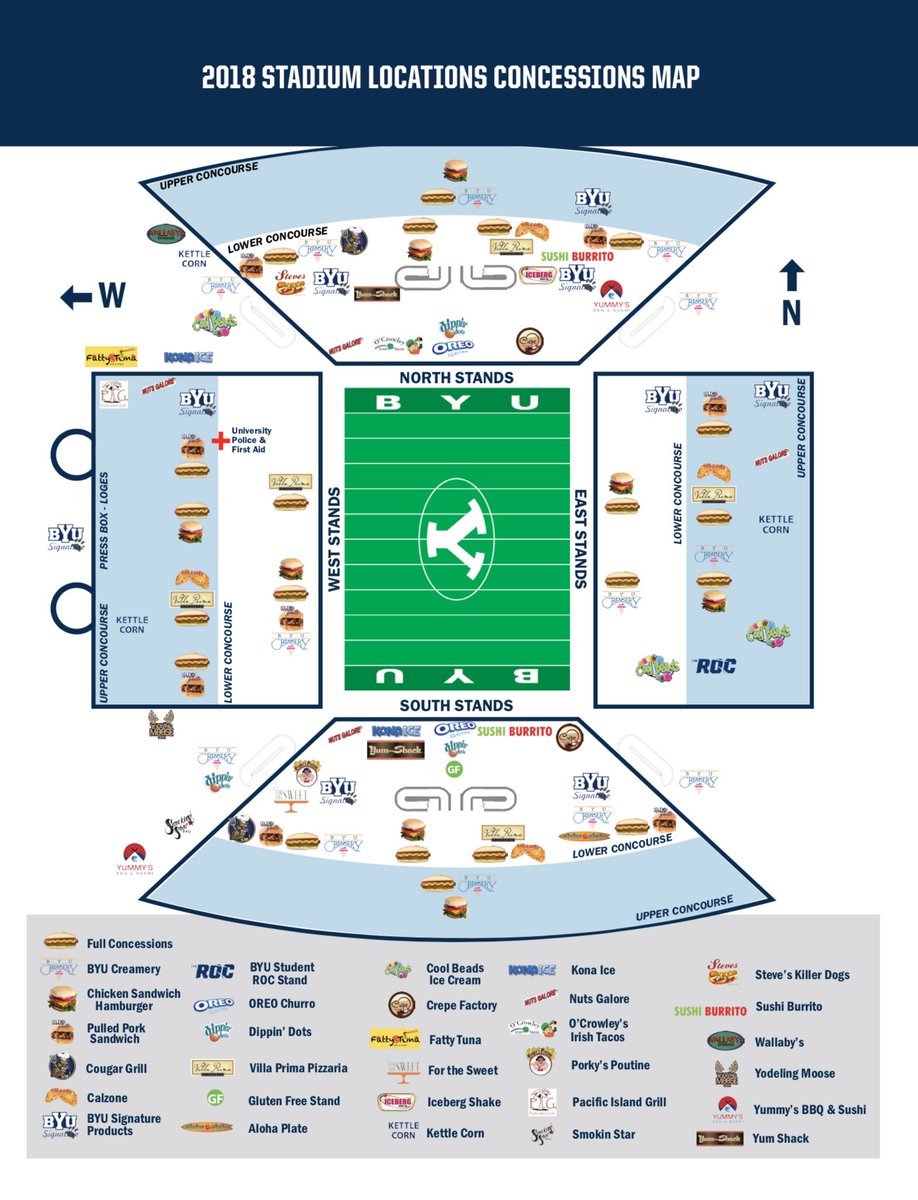 Lavell Edwards Stadium Seating Chart