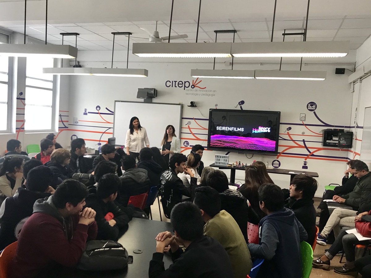 CitepUBA's tweet photo. Arranca la tarde del #CitepLAB #rvraEDU @UBAFusion @SeirenFilms https://t.co/pyEzm0h8Ev