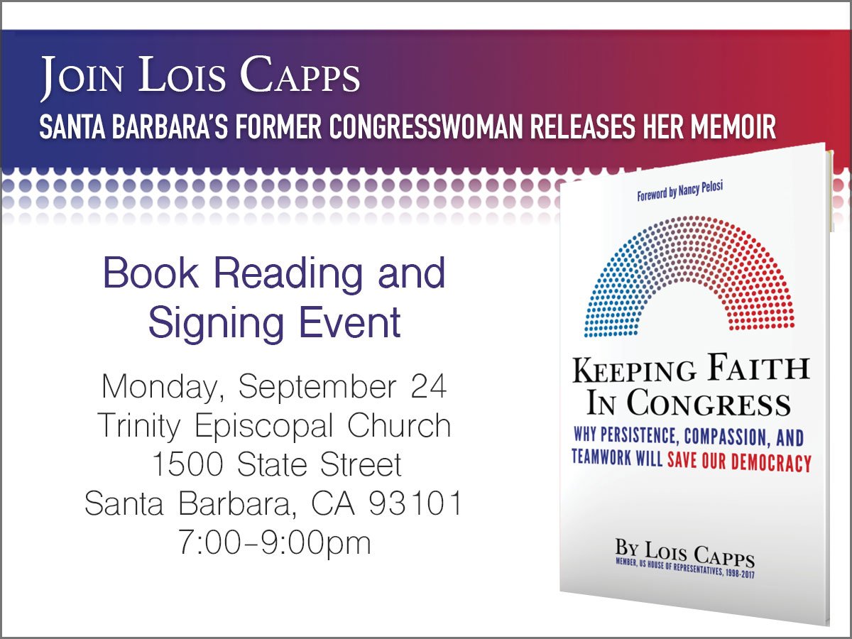 Join me in celebrating the release of my new book, Keeping Faith in Congress!