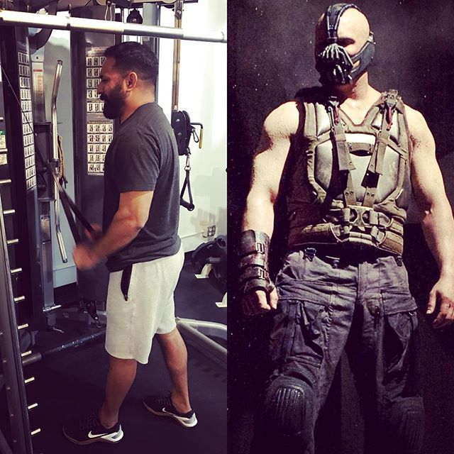 lgomez123's tweet photo. I’m sure you’re trying to guess which pic is me & which is Tom Hardy. Does it really matter though? All I see are two hot dudes trying to arm a nuclear bomb & take over a city. #mbsfitness #mbsstrong #tomhardy 💣🏋🏻♂️ https://t.co/3NESjYzTgp https://t.co/tBrM080XUG
