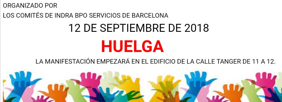 comites Indra BPO Badajoz Interface tweet media