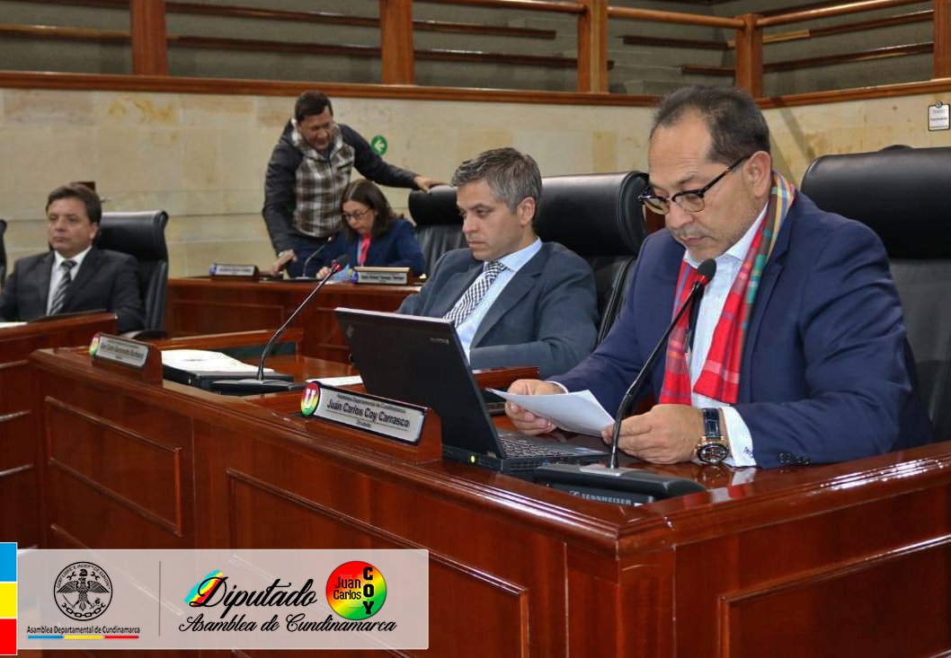 juancarloscoy's tweet photo. Como diputado en aras del cumplimiento y ejecución del #PlanDeDesarrolloDeptal (PDD), di mi voto #positivo al proyecto Ordenanza 099 en fortalecer en materia Presupuestal al Dpto, donde se garantizo recursos por $310 millones para el cumplimiento de las metas plasmadas en el PDD. https://t.co/sGicH8RlfF