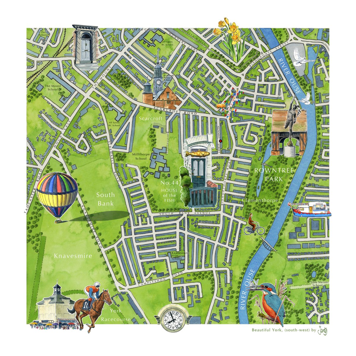 <a href="/ScarcroftSchool/">Scarcroft Primary School</a> Thought you might like to see my new map, featuring your beautiful building.
