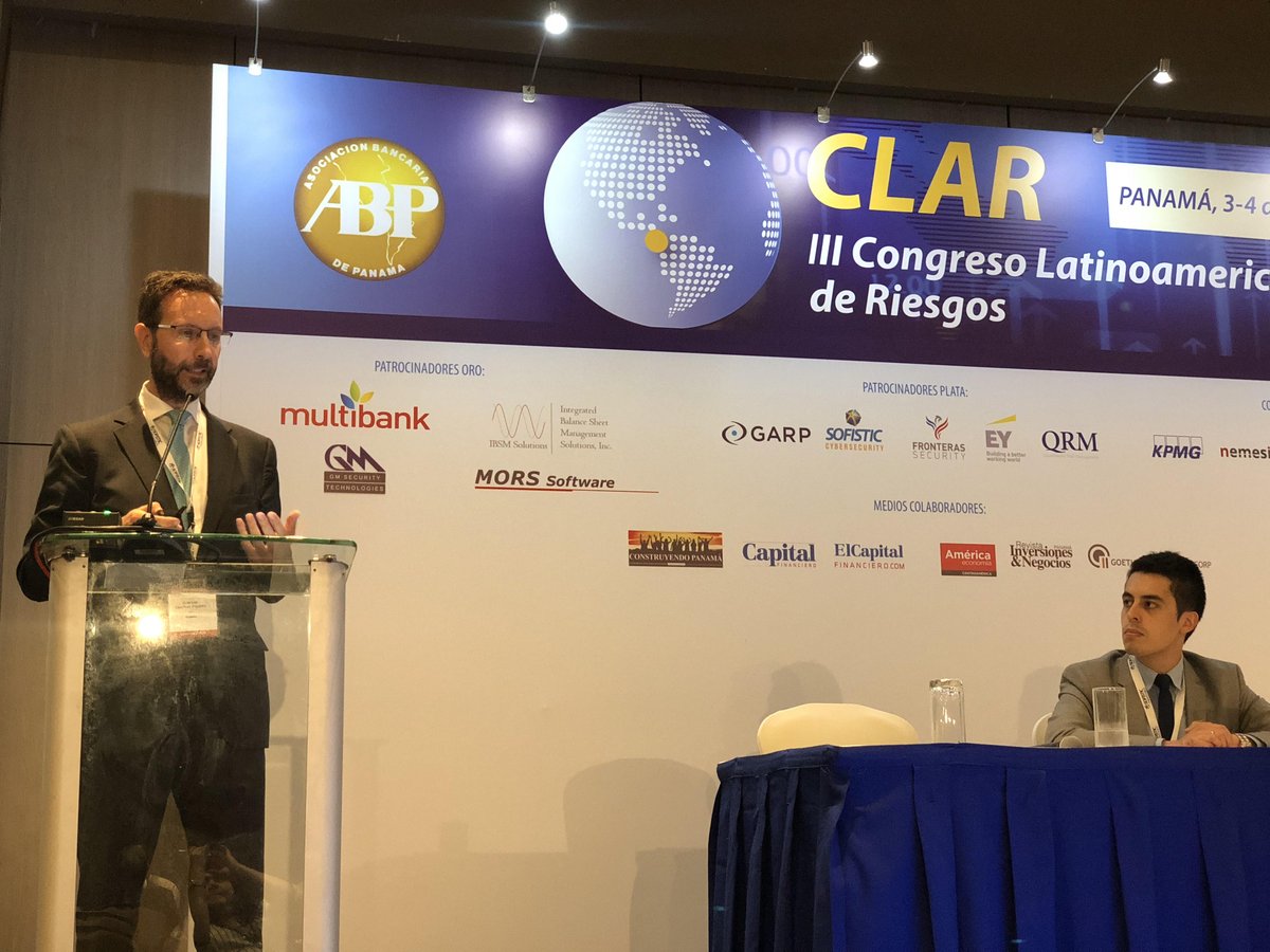 Afi_es's tweet photo. En #Panama en el Congreso Latinoamericano #CLAR2018 para analizar todos los factores que generan riesgos críticos. Esteban Sánchez, socio de Afi, sobre #Riesgo estratégico: "las decisiones de una Junta Directiva deben estar alineadas y contar con el apoyo de la unidad de riesgos" https://t.co/JJOZQuVXDN
