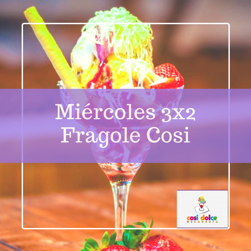 Cosi Dolce Heladería Tumbaco (CosiDolceHelade) Twitter