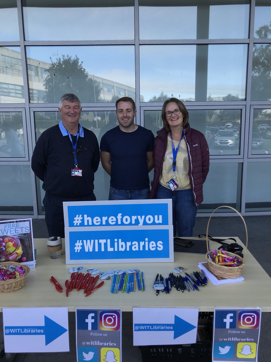 witlibraries's tweet photo. David and Clare with @WaterfordGAA @NoelieConnors at the #library @waterfordit this morning #StartWIT #Waterford https://t.co/hH0MoqlzlB