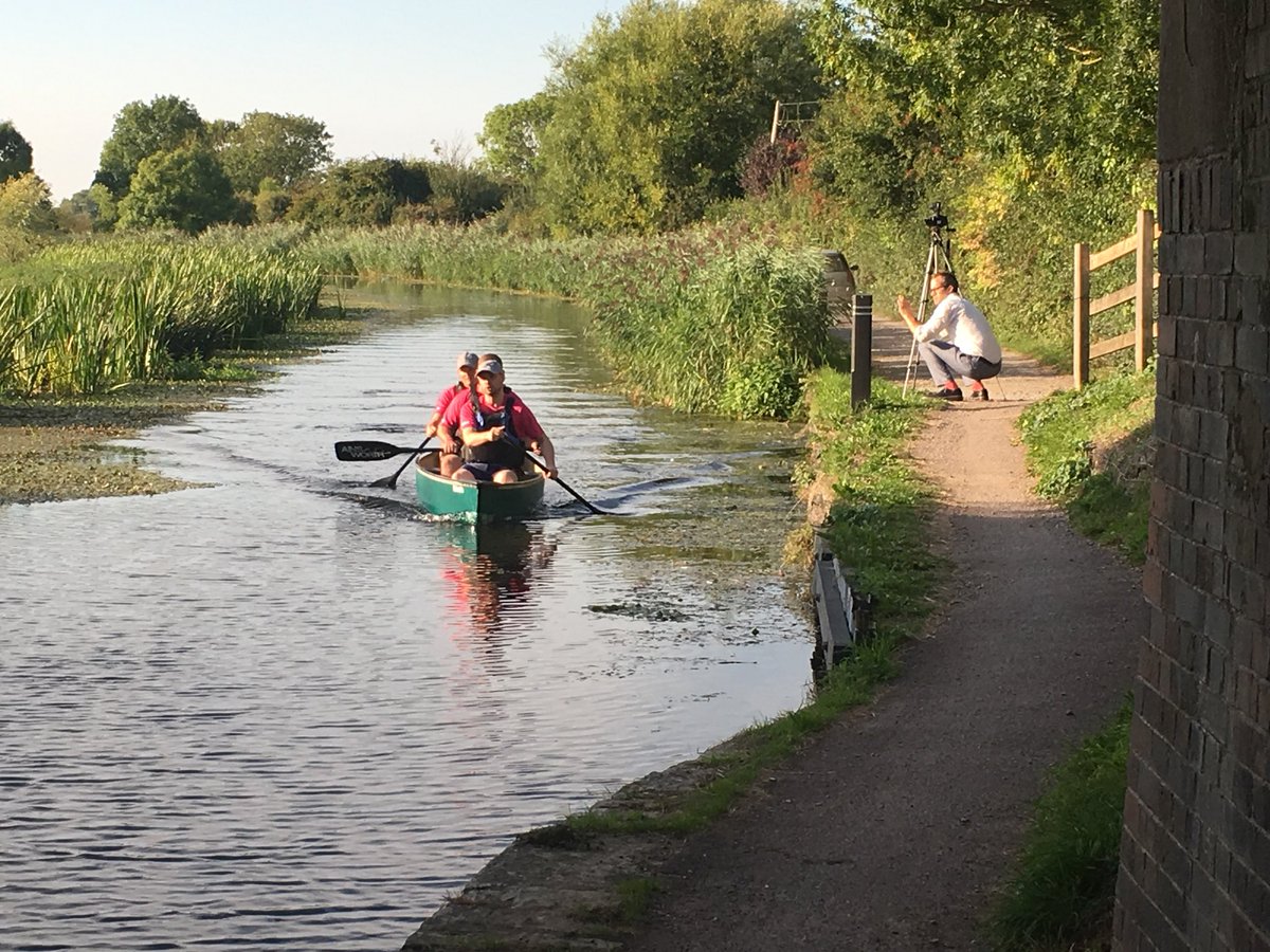 CFACTeamPage's tweet photo. Filming with the BBC ahead of the challenge on Saturday #canoeingforacure #braintumourresearch #BBC https://t.co/oGJmI49Heb