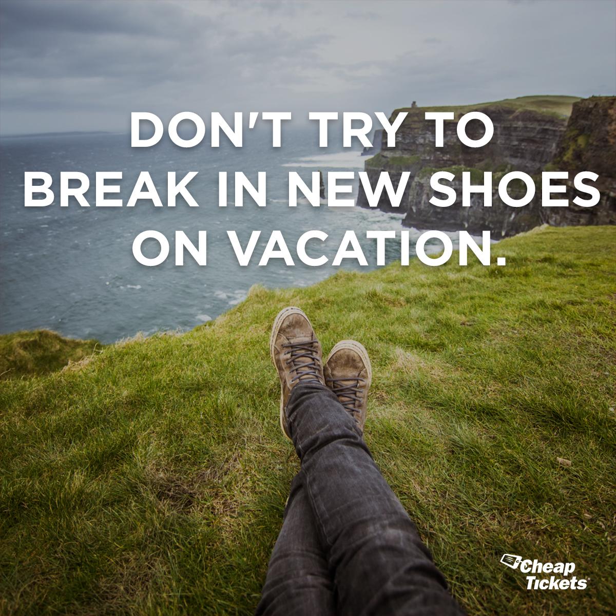 CheapTickets's tweet photo. #CheapTip: Pack some kicks you already know and love and wear comfortably! https://t.co/sOi7Vi2RN0