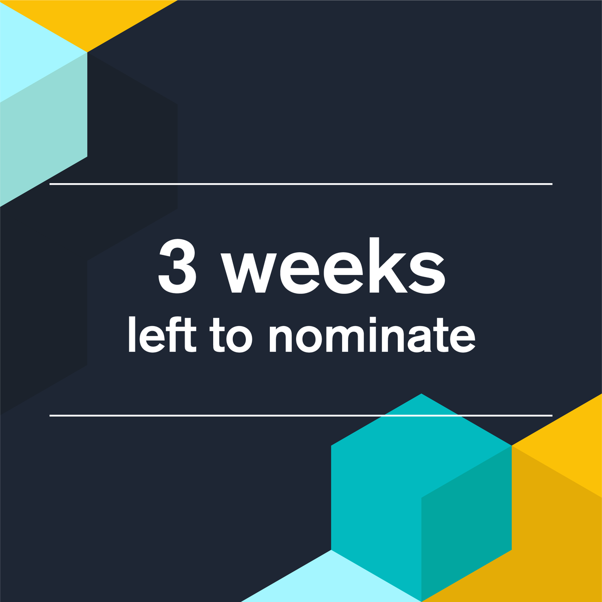 You’ve got 3 weeks left to nominate a good work initiative for the #FutureWorkAwards.

Don’t miss out: Nominate using our 5-minute form now: bit.ly/2NSYQUD @barclayscorp @BarclaysBizChat