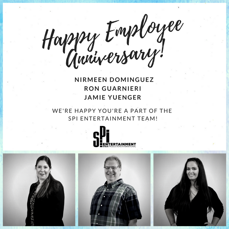 SPIEnt's tweet photo. It's time to celebrate September Employee Anniversaries! Let's all wish Executive Assistant to the CEO, Nirmeen Dominguez, @TheABGshow Company Manager, Ron Guarnieri, &amp; Administrative Assistant, Jamie Yuenger a very Happy Employee Anniversary!👏👏👏 https://t.co/Bq9tLAVYcX