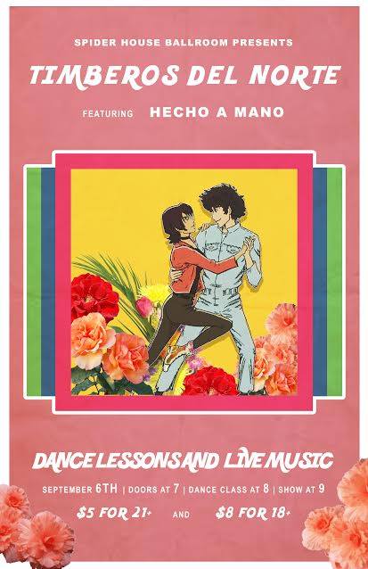 Austin Vida (@austinvida) on Twitter photo Timberos Del Norte Residency #4 ft. Hecho a Mano at <a href="/spiderhouse/">Spider House</a> on Thursday September 6, 2018. Dance lessons at 8 PM. Live music at 9 PM. Details: ow.ly/ptAC30lGI1F #Timba #Salsa #ATX Timberos Del Norte Residency #4 ft. Hecho a Mano at <a href="/spiderhouse/">Spider House</a> on Thursday September 6, 2018. Dance lessons at 8 PM. Live music at 9 PM. Details: ow.ly/ptAC30lGI1F #Timba #Salsa #ATX