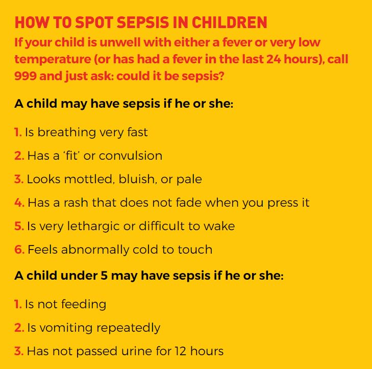 The symptoms of #sepsis are different in adults and children. Knowing the signs of sepsis can save lives. Familiarise yourself with them today! #SepsisAwarenessMonth