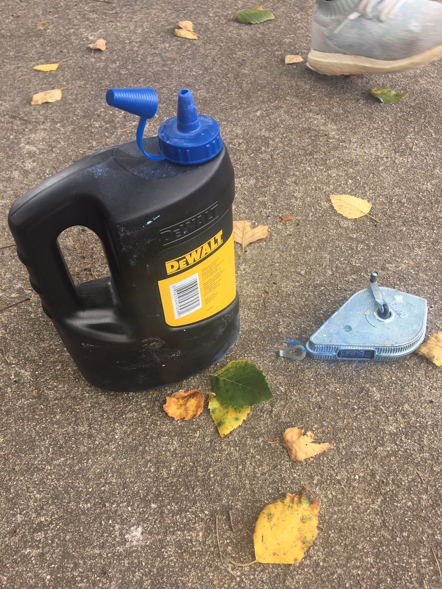 anoland314's tweet image. Parallel lines and transversals outside using chalk line makers!!! #mathapplications