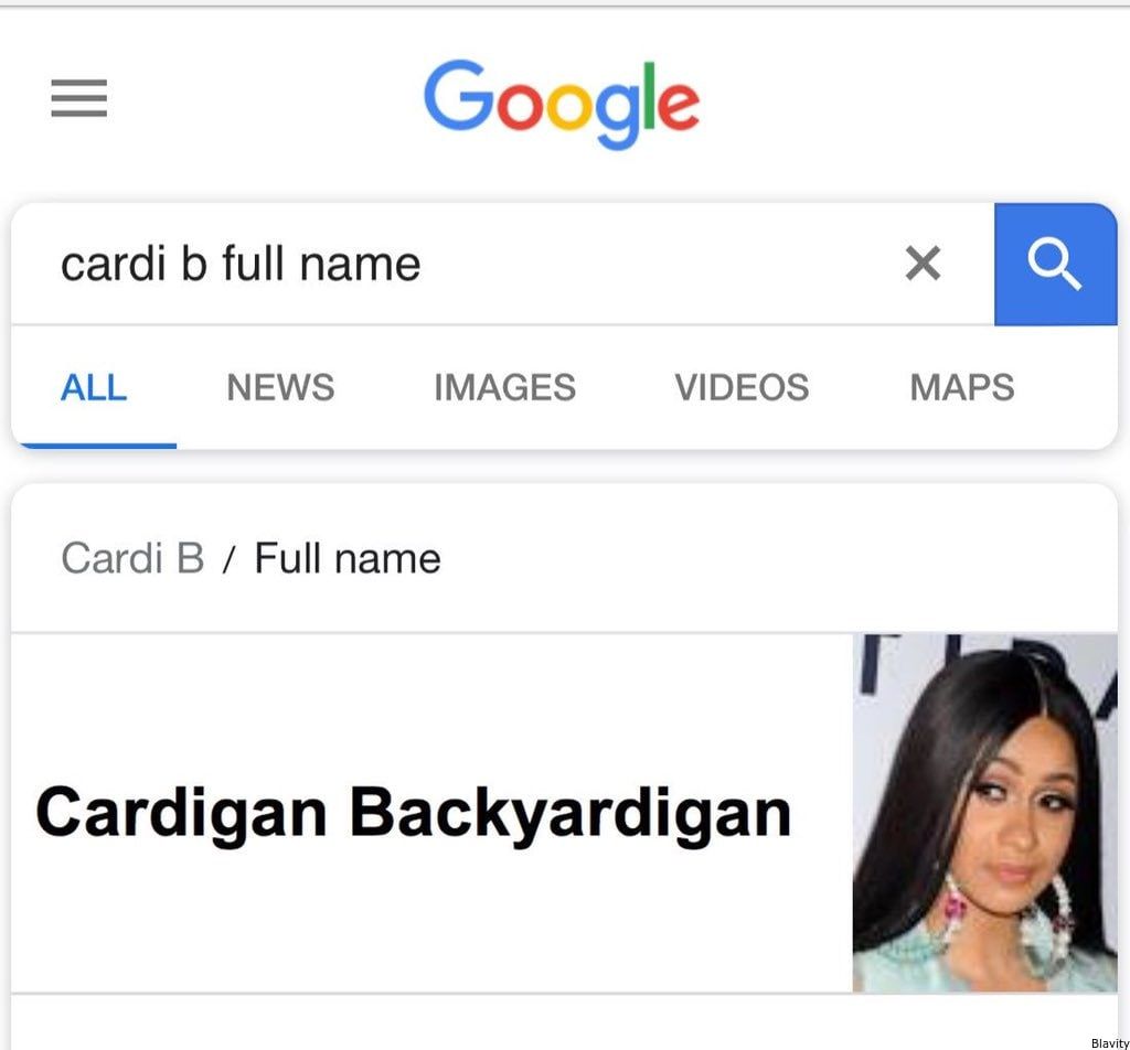 I bet you don't know Cardi B's real name... : r/Unexpected